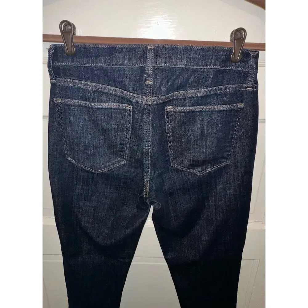 Gap Denim‎ Jeans Womens Size 27R (26x28) True Skinny Dark Wash READ